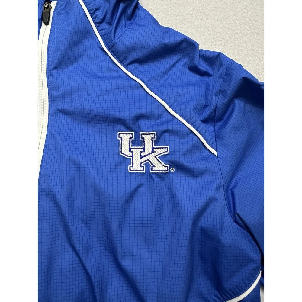 Nike Kentucky Wildcats Storm-Fit Jacket Womens Small Blue Full Zip Windbreaker